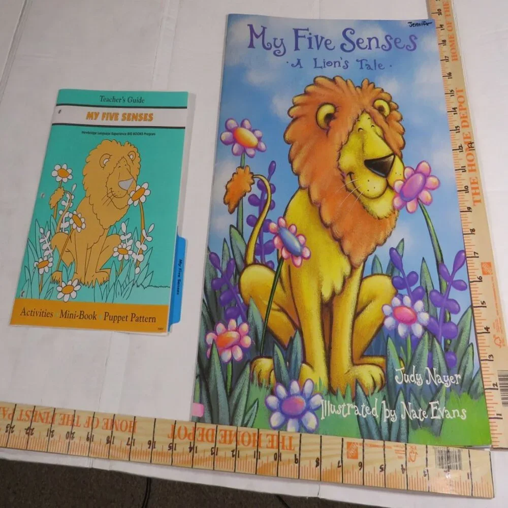 My Five Seasons A Lion’s Tale BIG BOOK (almost 2 feet tall) with teacher pages